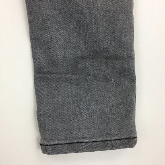 J BRAND Onyx Gray Wash NICOLA Knee Detailing Moto Skinny Jeans - Picture 15 of 15